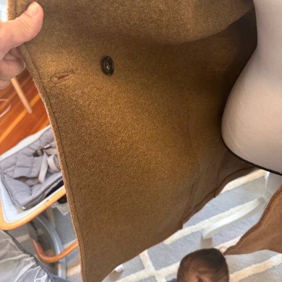 J. Crew Daphne topcoat in Italian boiled wool Women's Camel Coat - Picture 8 of 9